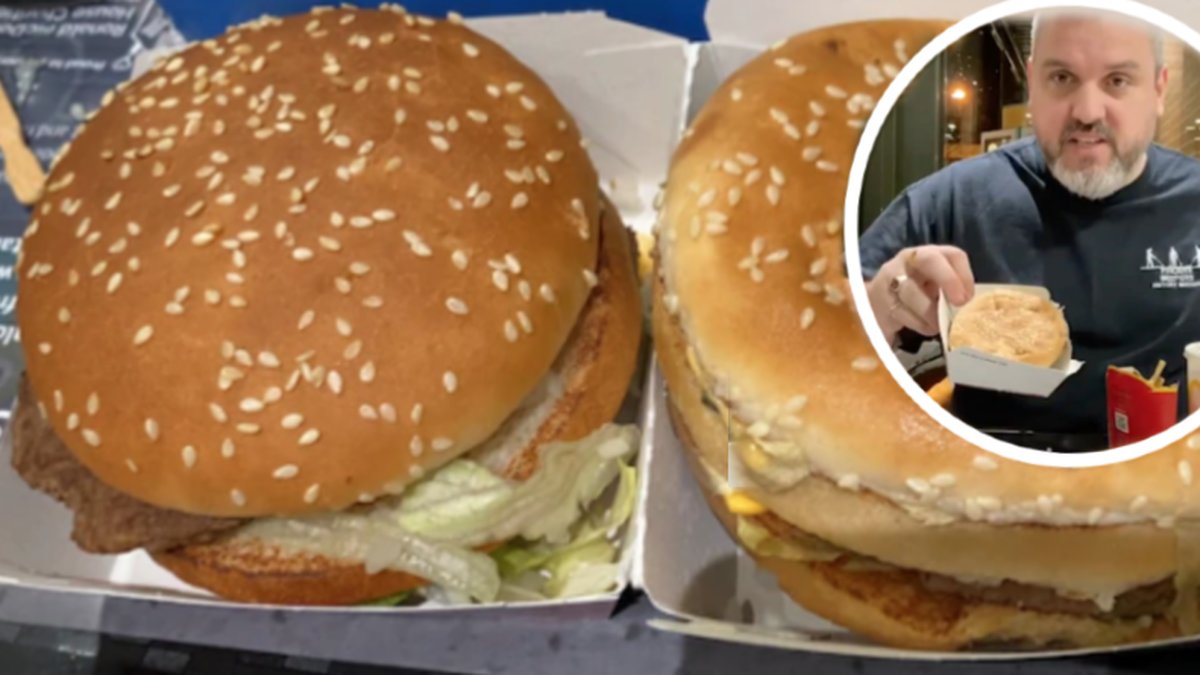 Matt Nadin, 40, åt 14 månader gammal Big Mac
